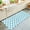 Blue, variant on Creamy Beige Plaid Washable Runner Rugs 2'x6', Modern Checkerboard Plaid Repeating Pattern Washable Runner Rug Non-Slip Sturdy Edge Binding Carpet for Bedside Hallway Runner Kitchen Galley