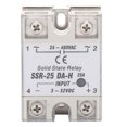 thumbnail image 2 of SSR Solid State Relay DC-AC 25A Non-Contact Switch With Aluminum Heat Sink Plate, 2 of 8
