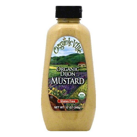 OrganicVille Dijon Organic Mustard, 12 OZ (Pack of 12)