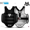 thumbnail image 2 of RDX TKD Chest Guard Body Protector Martial Arts Reversible Rib Shield Armor Taekwondo Target Training, S/M, 2 of 7