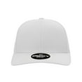 thumbnail image 2 of Decky 1015 6 Panel Mid Profile Structured Acrylic/Polyester Snapback Hat-White, 2 of 2