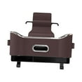 thumbnail image 4 of yotijay Car Seat Back Organizer Tissue Box PU Leather Backseat Organizer Storage Box Brown, 4 of 8