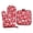 Red, variant on Pink 26x16cm Cotton Oven Glove with Padding, Heat-Resistant Microwave & BBQ Mitt for Safe Hot Cookware Handling