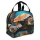thumbnail image 2 of Balery Realistic Turtle Bolsa de Almuerzo Aislada – Caja de Almuerzo con Papel de Aluminio Grueso, Mantiene la Comida Fresca por 4 Horas, 2 of 8