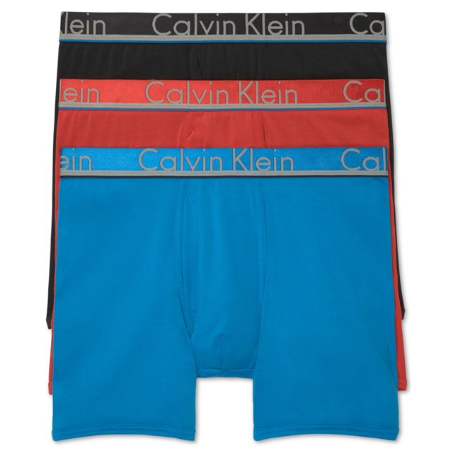 Calzoncillos tipo bóxer Calvin Klein de microfibra para hombre 3 unidades 623 XL