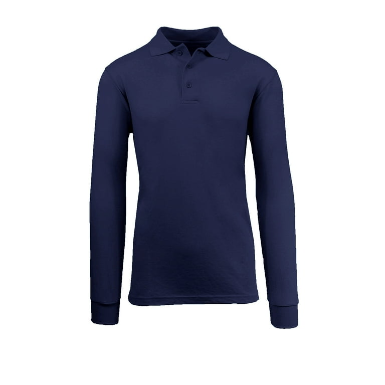 Men's Long Sleeve Polo Shirts 