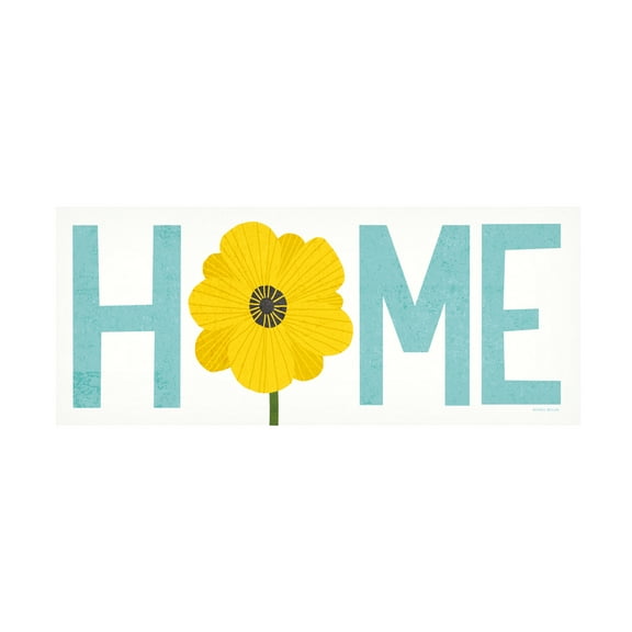 Trademark Fine Art 'Seaside Bouquet Home' Canvas Art by Michael Mullan