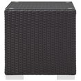 thumbnail image 2 of Modway Convene Aluminum and Rattan Patio Side Table in Espresso, 2 of 3