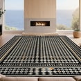 thumbnail image 2 of Design&I 9'x12' Washable Area Rug Farmhouse Abstract Geometric Moden Tapetes Para Sala Large Alfombras for Dining Room, Basement, Office, Snag-Free, 2 of 7
