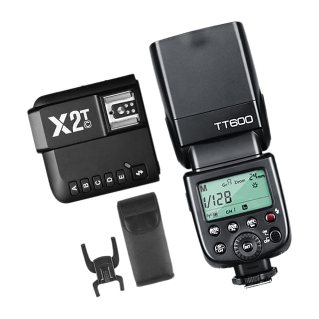 Piezas de flash de cámara TT600 perfke con disparador de flash conveniente para cámaras digitales