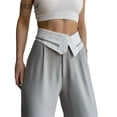 thumbnail image 5 of New Women's Chic Pants y2k Women's Low Waist Wide Leg Loose Loose Bottoms Women's Pants-As photo shows-L, 5 of 7
