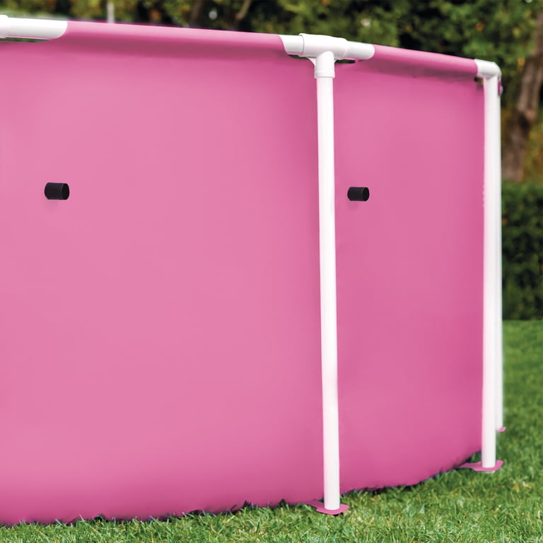 INTEX 28290EP 8Ft X 30In Pink Metal Frame Above Ground Pool, Pool