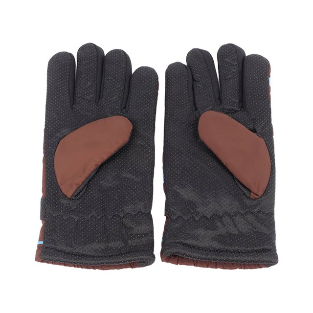 Guantes de montar Guantes de carreras Azul Marrón Fibra de poliéster Engrosado A prueba de viento Cómodo agarre Guantes al aire libre