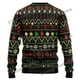 thumbnail image 4 of PLstar Cosmos Ninja Samurai Cat 3D Impreso Moda Feo Suéter Navideño para Hombre Invierno Unisex Casual Jersey de Punto MYY17, 4 of 5