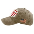 thumbnail image 4 of GrmtClth America 250th Anniversary Hat Patriotic Caps 1776-2026 Liberty Baseball Caps Honoring Veterans Gift Tribute Washed Hat Men and Women Khaki One Size, 4 of 5