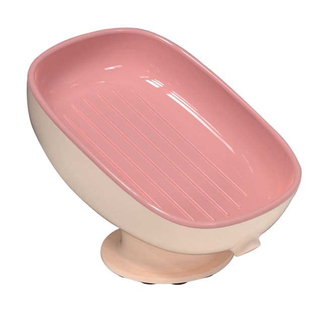 2 Soportes para Jabonera con Ventosa, Bandeja para Jabón, Estante de Almacenamiento de Jabón, Caja de Jabón para Baño, , Hotel, Fregadero de Soledad Jabonera