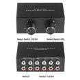 thumbnail image 5 of 4 Way Bi-Directional RCA Stereo Audio Switch 2 in 4 Out or 4 in 2 Out L/R Jack Sound Channel RCA Aud, 5 of 5