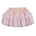 thumbnail image 2 of Richie House Girls' Multilayered Skirt with Lace RH0251, 2 of 2