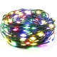 thumbnail image 3 of Luces navideñas para exteriores, guirnaldas para Año Nuevo, 50 m, 100 m, luces LED impermeables de 24 V, línea verde, luces de hadas para decoración de bodas y jardines, 3 of 5