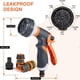 thumbnail image 2 of Watering Gun , Watering Gun Watering Gun Garden Hose Nozzle for Watering Plants or Lawns Cleaning Windows 1/2' Hose), 2 of 4