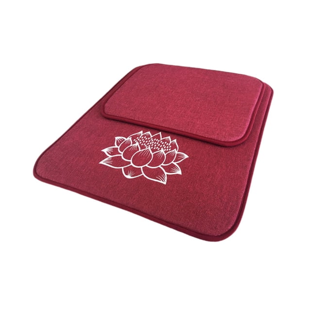 Cojín de Asiento, Cojín de Suelo, Tatami Cuadrado, Cojín de Meditación, Lino Grueso Hecho a Mano, Acogedor, Ideal para Meditación, Sala de Lectura, Sa 80x80cm