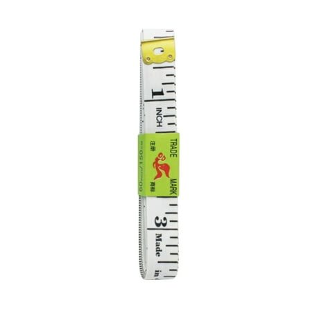 

Aoanydony Dual Sided Soft Tape Measure Body Sewing Tailor Cloth Ruler Inches/Centimeters White NO3