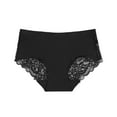 thumbnail image 4 of Eashery Brifes Woman Panties Solid Sleepwear Comfy Womens Cotton Briefs Black XL, 4 of 5