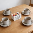 thumbnail image 4 of Rewenti Sweet Packet Organizer Box Countertop Tea Bag Storage Container for Coffee Bar Kitchen Restaurant Counter Decor, 4 of 6