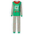 thumbnail image 4 of Wehilion Matching Family Christmas Pajamas Sets Holiday PJ's with ELF Printing Loungewear Sleepwear, 4 of 5