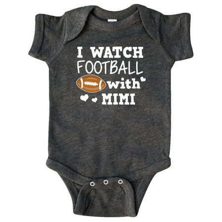 

Inktastic I Watch Football with My Mimi Gift Baby Boy Bodysuit