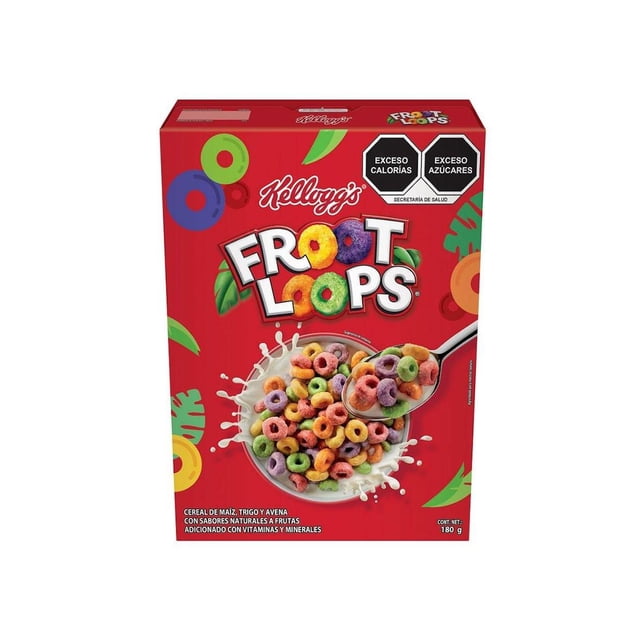 Pack de 28 Cereal Kellog´s Froot Loops 180g Kellogg´s Froot Loops 180g
