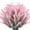 Pink, variant on GRNSHTS Artificial Lavender Flowers 8pcs Fake Plants with Faux Plastic Wedding Bouquet for Home Party Wedding Balcony Garden Patio Outdoor Decoration (Pink)