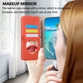 thumbnail image 6 of Wallet Case for Samsung Galaxy S26 Plus 5G 6.7-inch, Litchi Leather Flip Zipper Purse Cover with Card Holder, Heart Makeup Mirror, Crossbody Lanyard, Kickstand Shockproof Protective Phone Case ﻿, 6 of 11