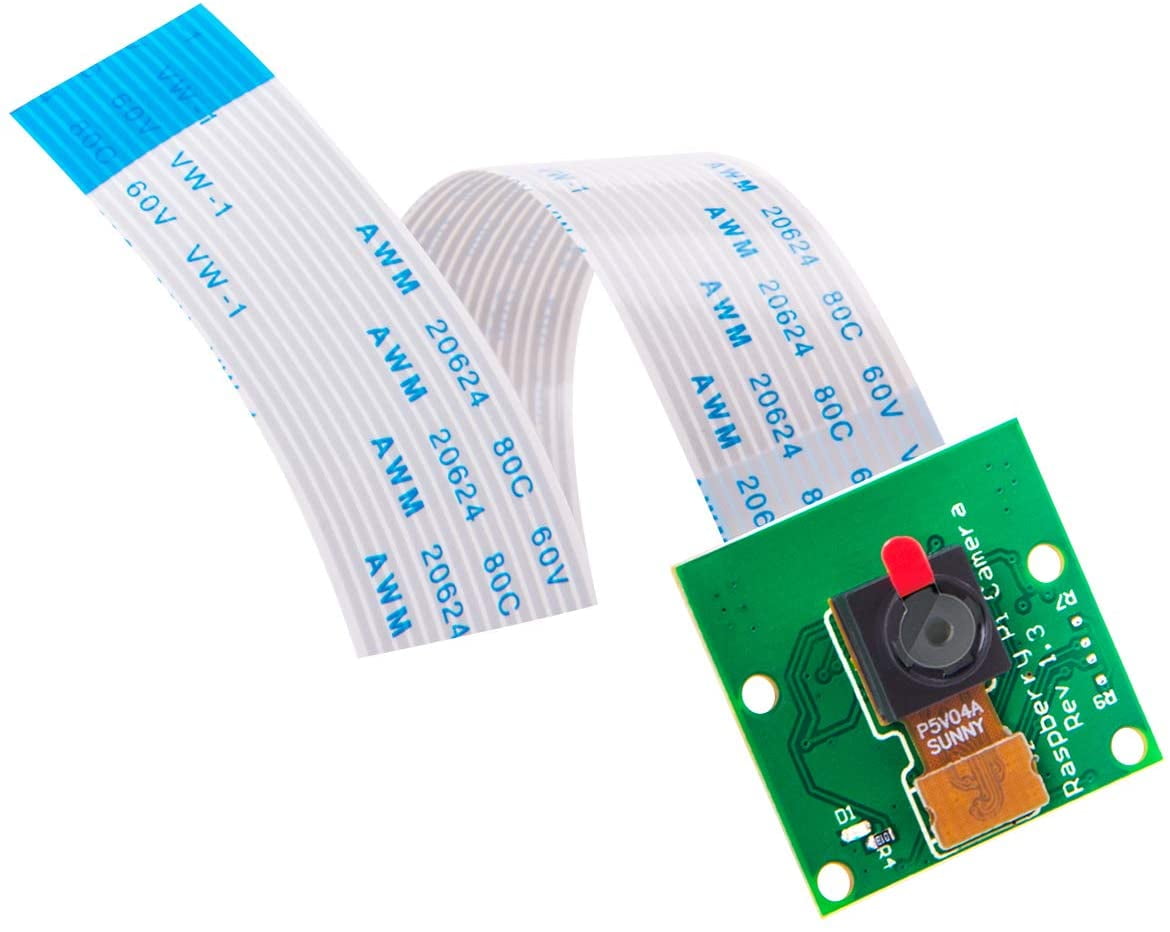 2 Pack AuviPal 5MP 1080p HD Raspberry Pi Camera Module with OV5647 Sensor and 6 inch 15 Pin Ribbon Cable