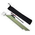 thumbnail image 1 of Yuarrent Poste de lámpara desmontable, estante plegable, soporte portátil para linterna de Camping, accesorio para pesca, senderismo, viajes carpas Verde, 1 of 6
