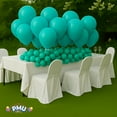 thumbnail image 6 of PMU 11 Inch Round Turquoise Latex Balloon Pkg/50, 6 of 6