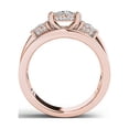 thumbnail image 3 of 2 Carat T.W. Diamond 10kt Rose Gold Three Round-Shaped Cluster Engagement Ring, 3 of 5