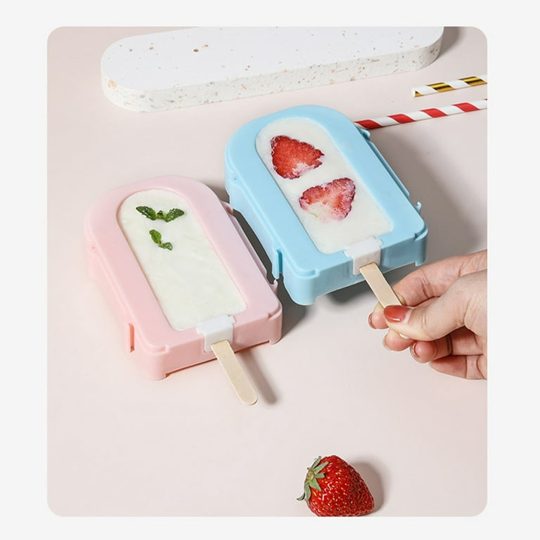 TureClos Ice Cream Molds Freezer Plastic Summer Freezing Icing