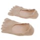 thumbnail image 4 of 1 Par De Calcetines Transpirables Para El atención Pies Invisible Boca Poco Profunda 5-Toe Boat Macarena Calcetines humectantes en gel, 4 of 8
