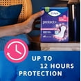 thumbnail image 3 of TENA Lady Maxi Night-time Bladder Control Pad for Heavy,Unexpected Urine Leaks | 48 Pcs | Postpartum or Post-surgery Pad | Upto 12 hrs Dryness | 39.4 Cm Long | World's Leading Incontinence Brand, 3 of 8