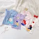 thumbnail image 2 of Nuevas camisetas coloridas de princesa con estampado de dibujos animados, informales, holgadas, transpirables, con mangas y cuello redondo, para mujeres y niños, verano coreano, 2 of 4