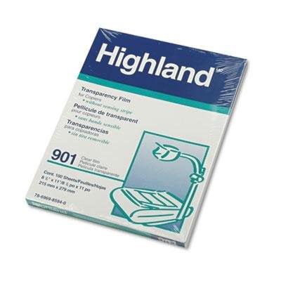 Overhead Copier Transparency Film - - Transparency Film For Copiers Letter Clear 100/Box