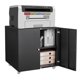 thumbnail image 2 of QinaQin Mueble metálico para impresora de oficina en casa, gabinete móvil con 2 puertas y repisa ajustable para organizar equipo y suministros, 2 of 8