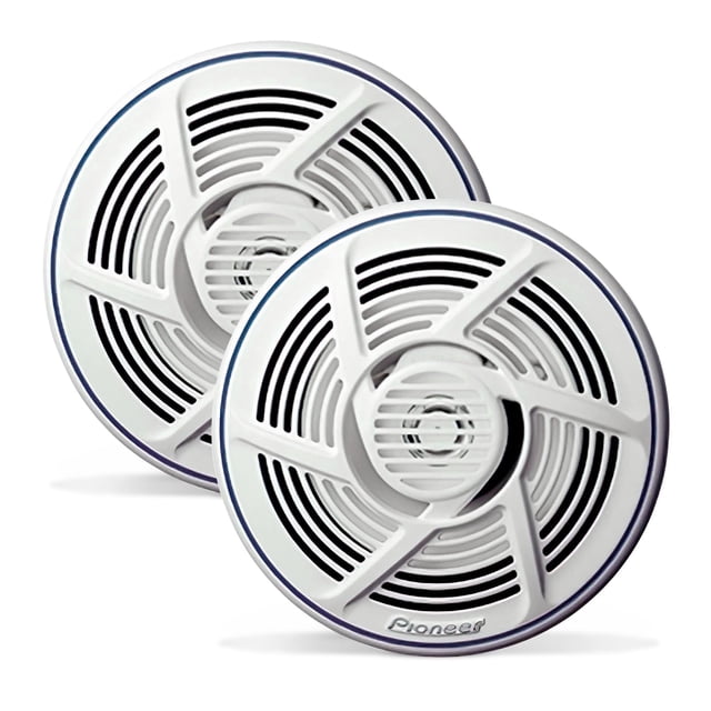 Altavoces marinos Pioneer Mobile TS-MR1640, 6.5 pulgadas, 2 vías, dorado