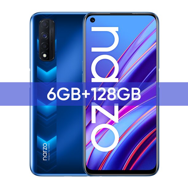 realme narzo 30 versión rusa Smartphone Helio G95 90Hz 6.5quot; FHD+ pulgadas DotDisplay 5000mAh 48MP Cámara triple 30W Dart Charge Deng Xun unisex