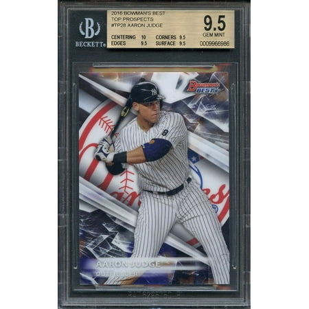 2016 bowman's best top prospects #tp28 AARON JUDGE rc BGS 9.5 (10 9.5 9.5 (Top Ten Best Selling Games Of All Time)