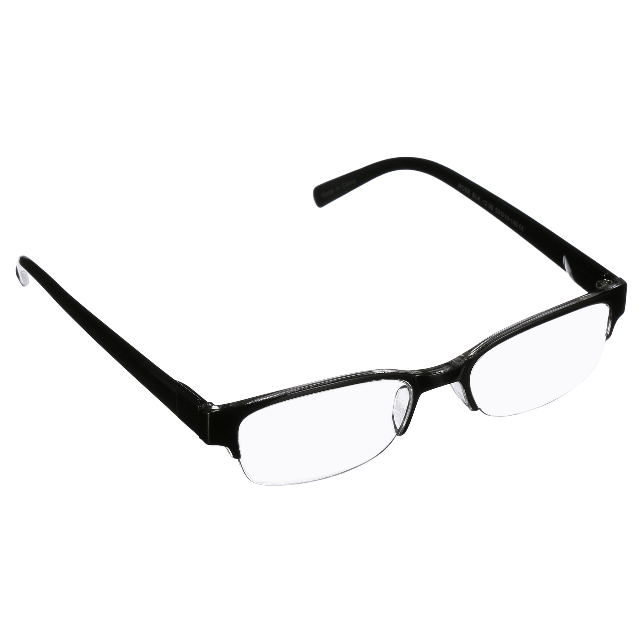 Equate 6-Pack Women's Bouquet Rectangular Reading Glasses - Variety Pack, +2.00