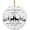 Our 2nd Christmas Together Ornament, variant on Personalized First Christmas in Our New Apartment Ceramic Ornament, Key New Apartment Ceramic Ornament Gift for Mr Mrs Newlywed Housewarming, Custom Name 1st Xmas in New Apartment Ceramic Ornaments