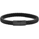 thumbnail image 2 of Pulsera de cuero genuino trenzado para hombre con imán de acero inoxidable, 2 of 5