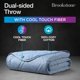 thumbnail image 2 of Manta Cooling Comfort Brookstone de mezclilla descolorida de gran tamaño, 2 of 6